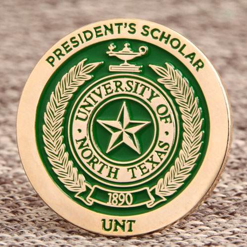 Custom UNT President Scholar Pins