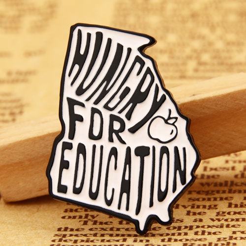Hungry For Education Lapel Pins