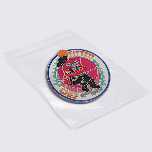 Lapel Pin with Plastic Bag