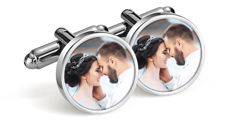 photo wedding cufflinks