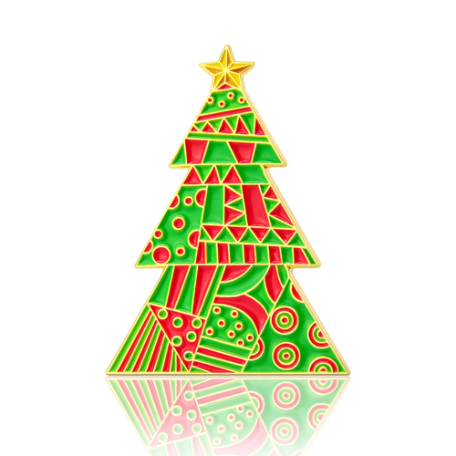 Christmas Tree Enamel Pins