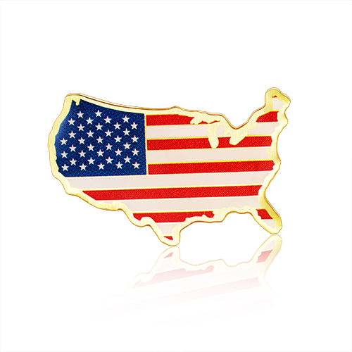 Stock American  Flag Lapel Pins (S128)