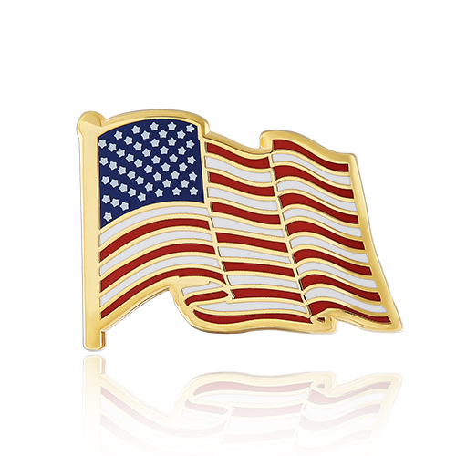 American flag lapel pins (S105)