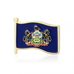 Pennsylvania State Flag Pins