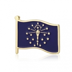 Indiana State Flag Lapel Pins