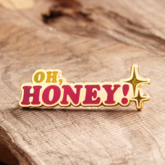 Honey Enamel Pins