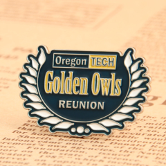 Golden Owls Reunion Enamel Pin