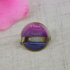 Custom 5 Years Member Pins