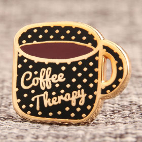 Coffee Therapy Enamel Pins