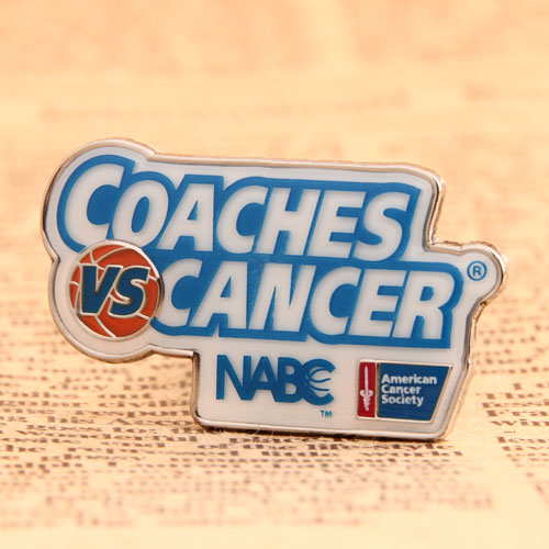 Custom Coaches Cancer Pins