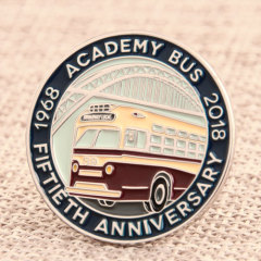 Academy Bus Enamel Pins