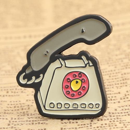 Antique Telephone Enamel Pins