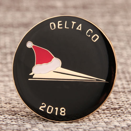 Custom DELTA CO Enamel Pins 
