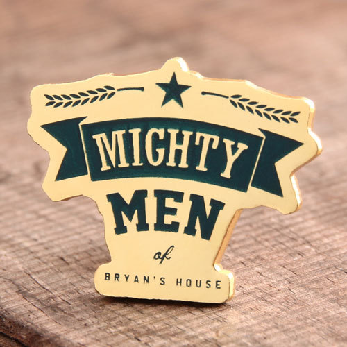 Custom Mighty Men Enamel Pins