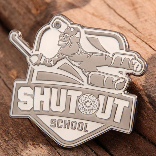 Custom Shutout School Pins