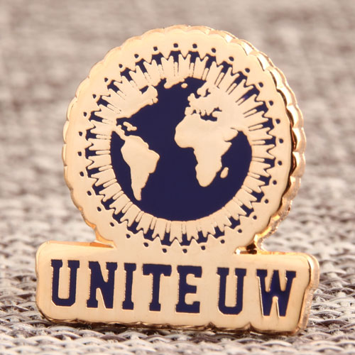 Custom Unite UW Enamel Pins