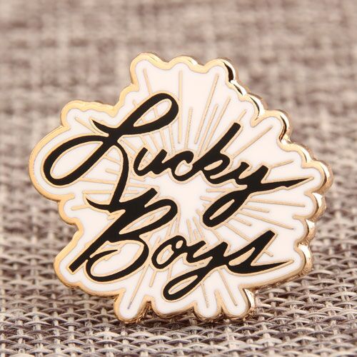Custom Lucky Boys Enamel Pins