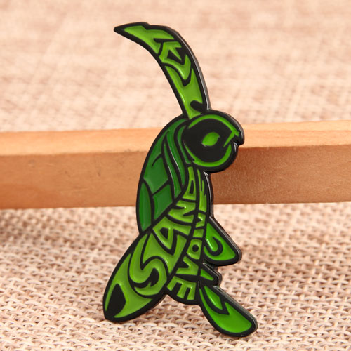Green Turtle Enamel Pins