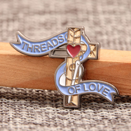 Custom Threads Of Love Pins