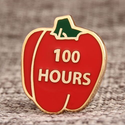 Custom 100 Hours Pins