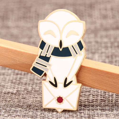 Custom Owl Messenger Enamel Pins 