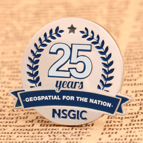Custom NSGIC 25 Years Pins