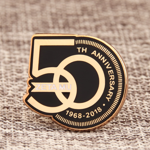 Custom 50th Anniversary Pins
