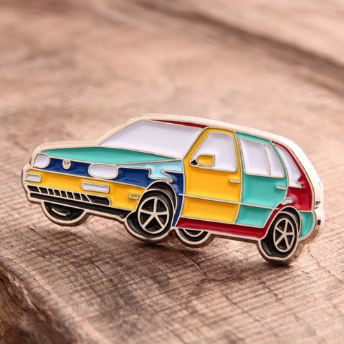 Colorful Car Enamel Pin