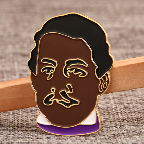 Custom Man Portrait Pins