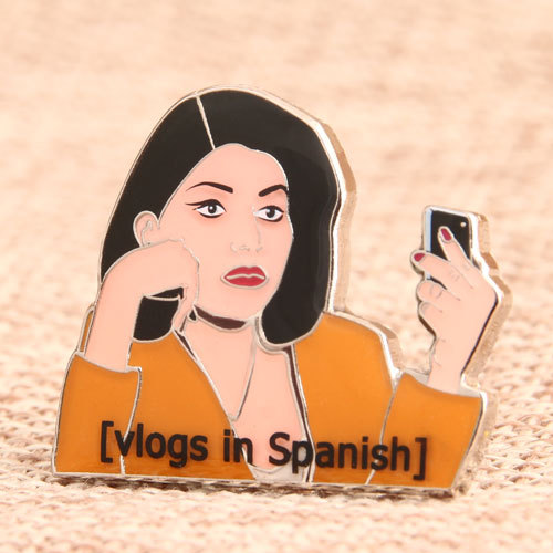 Spanish Woman Enamel Pins
