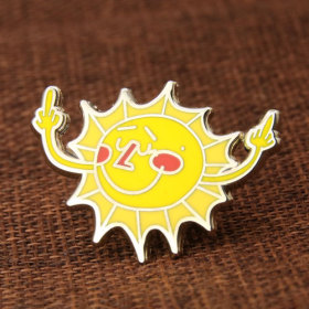 Custom Sunshine Enamel Pins 