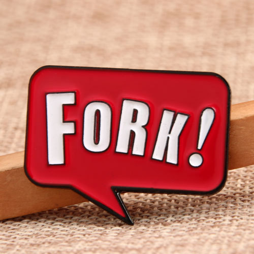 Fork Enamel Pins