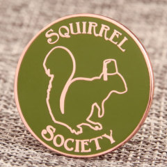 Custom Squirrel Society Pins