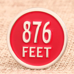 876 Feet Custom Pins
