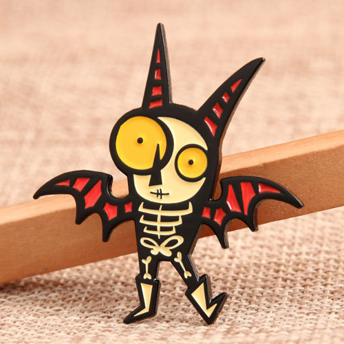 Bat Zombie Custom Pins