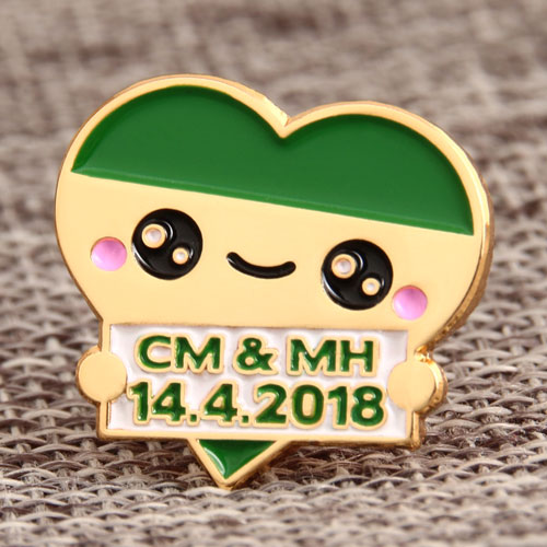 CM and MH Enamel Pin