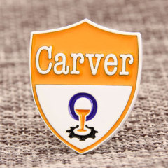 Carver Enamel Lapel Pins
