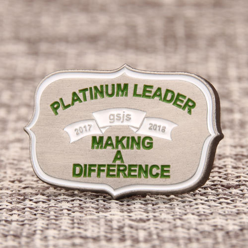 Platinum Leader Enamel Pin