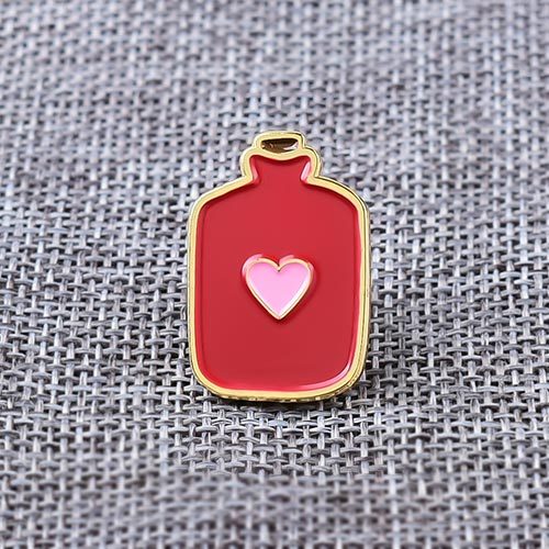 Heart Bottle Custom Pins