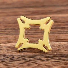Gold Cut-out Custom Lapel Pins