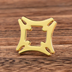 Gold Cut-out Custom Lapel Pins