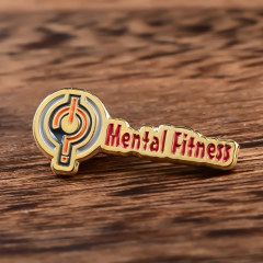 Mental Fitness Soft Enamel Pins