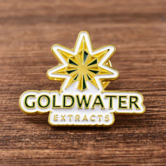 Gold Water Extracts Custom Lapel Pins