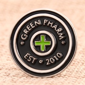 Green Pharm Lapel Pins