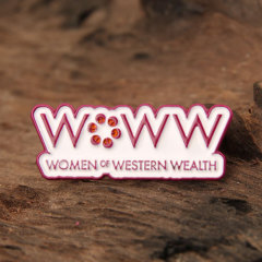 Women Wealth Enamel Pins